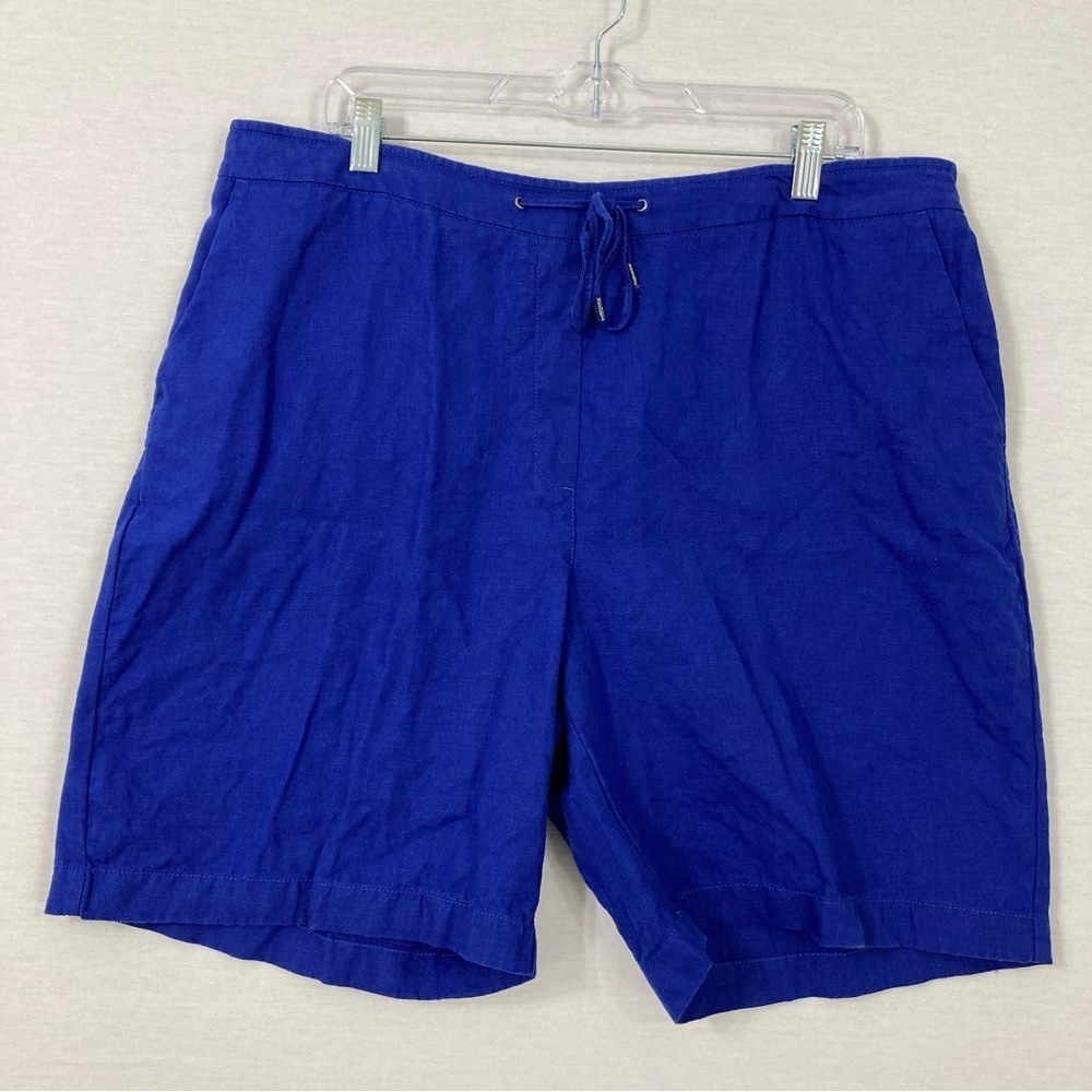 Chico's Women's High Waist Shorts - Royal Blue